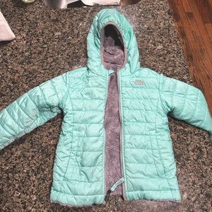 Like new northface reversible jacket, size 4